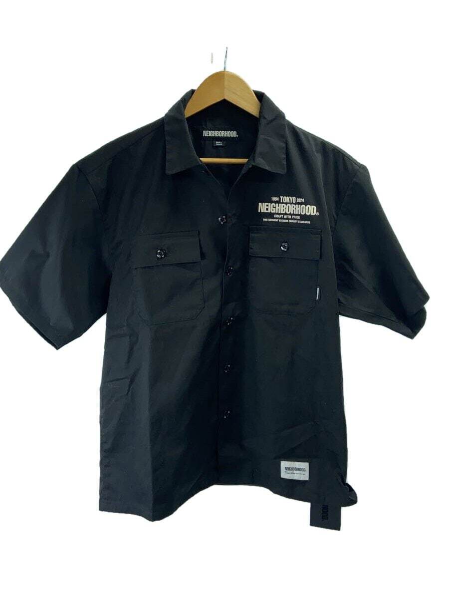 NEIGHBORHOOD SHORT SLEEVE SHIRT S POLYESTER BLK 241TSNH-SHM01 24SS 
