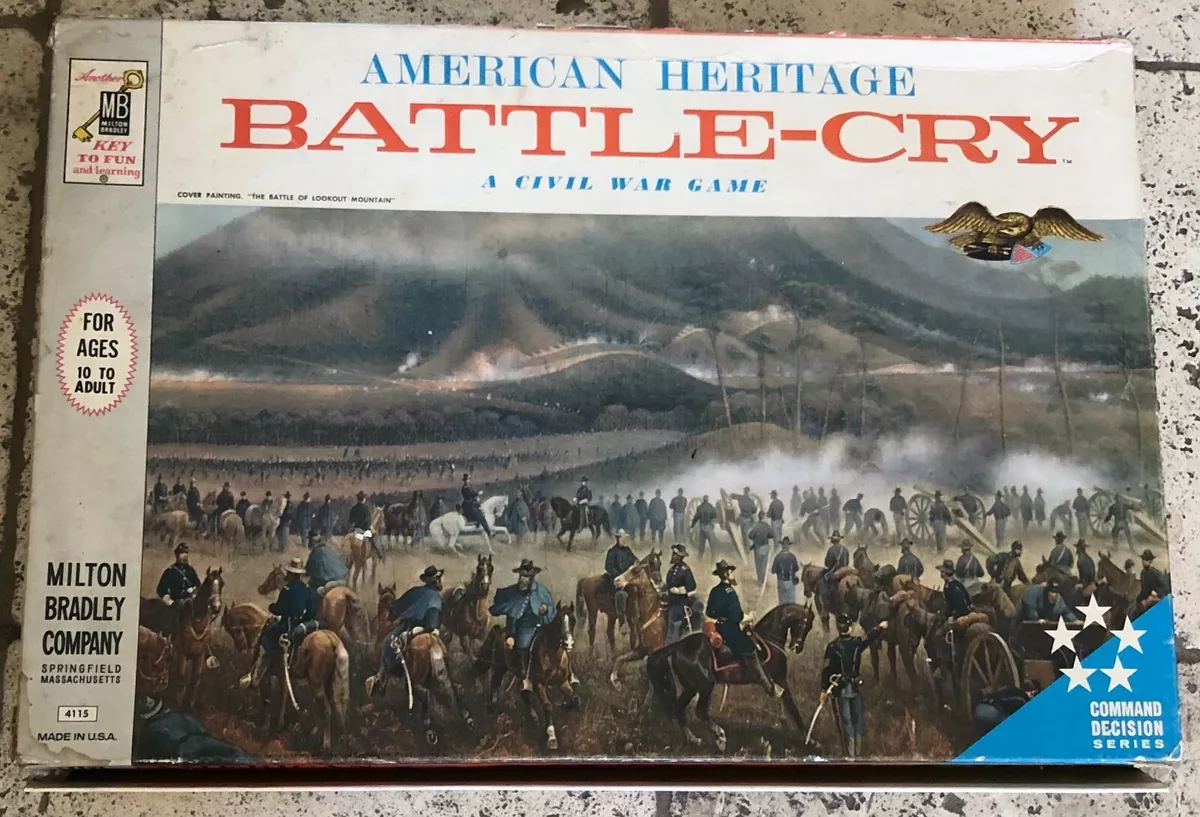 Battle Cry Milton Bradley American Heritage Vintage Board Game