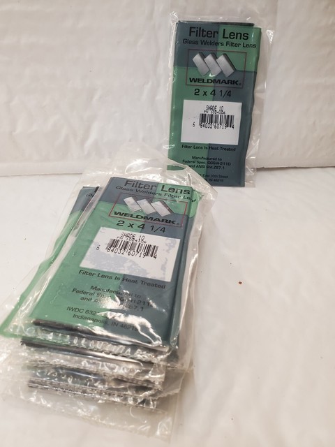 Jackson Safety Welding Filter Lens - Shade 12 Polycarbonate 4.25x2 Inch For W10/W20 Helmets