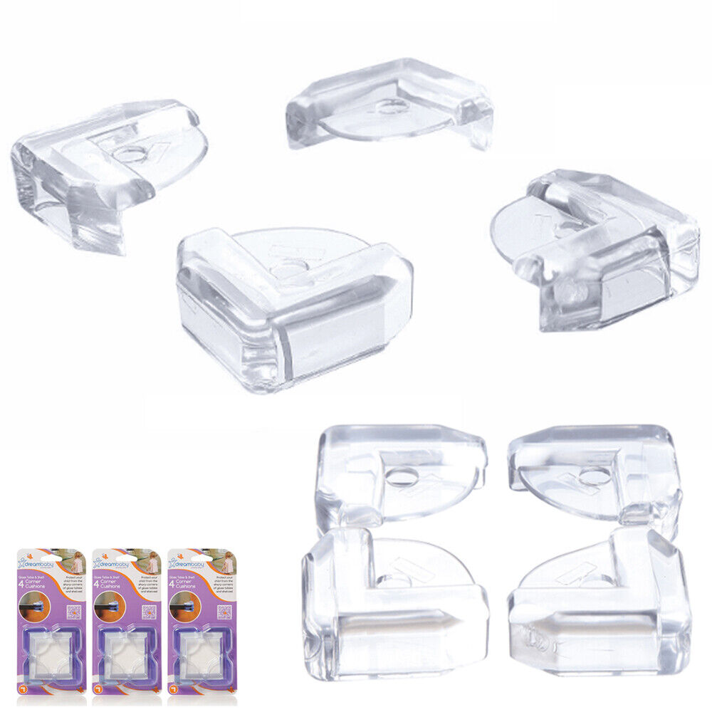Dreambaby Clear Plastic Corner Cushions 4 pk Dreambaby Clear Plastic Corner Cushions 4 pk
