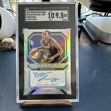 2021 Prizm WNBA Signatures Auto Silver Prizm Betnijah Laney #SG-BLN SGC 9.5