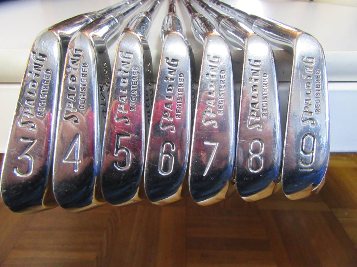 Spalding Golf Clubs Executive 63Selecton 39 7 piece set Used Very