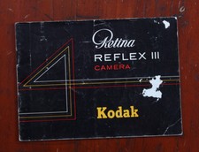 KODAK RETINA REFLEX III INSTRUCTION BOOK, 1963/208018