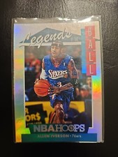 2018-19 Panini NBA Hoops Legends of the Ball Allen Iverson #LEG-11 HOF 76ers