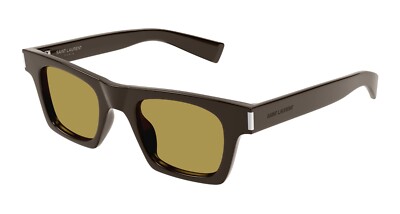 Saint Laurent SL 719 Brown/Light Brown (004) Sunglasses