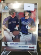 2018 Bowman Chrome Draft Recommended Viewing  GREYSON JENISTA /  GRANT LAVIGNE