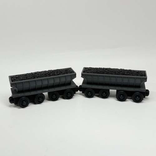 Wooden Railway 2 Black Hopper Train Custom Thomas & Friends Brio - HECTOR - Picture 5 of 7