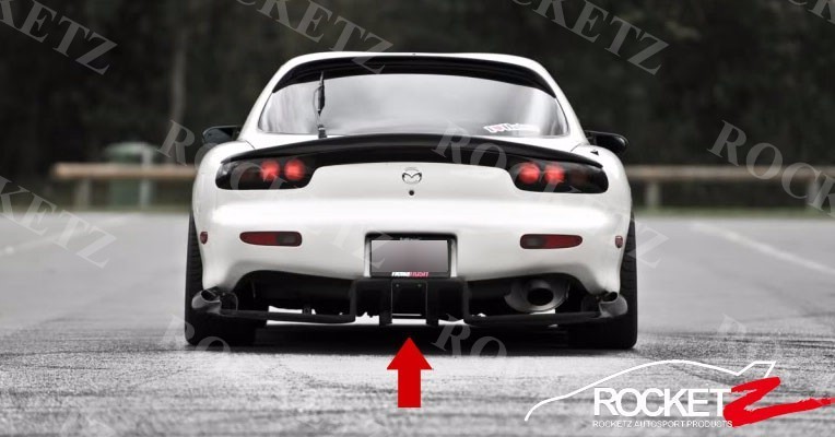 Mazda RX7 FD3S Middle Air Diverter for RE Amemiya Style Rear