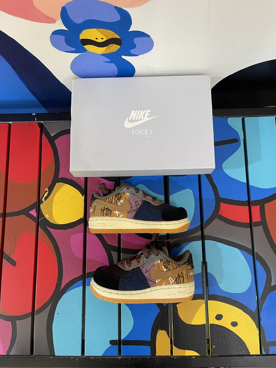Travis Scott × Nike TD Air Force 1 Buy Travis Scott x Nike Air Force 1 Low TD 'Cactus Jack' - CT0911