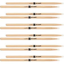 Promark Classic Forward DrumSticks - Hickory - 5B - Nylon Tip 6-pack 