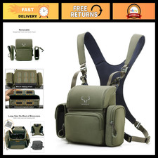 Binocular Harness Chest Pack with Rangefinder Pocket - Comfortable Bino Case