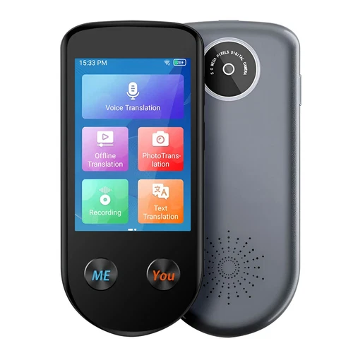 Avizar Traducteur IA tactile HD 137 langues avec traduction hors ligne Noir