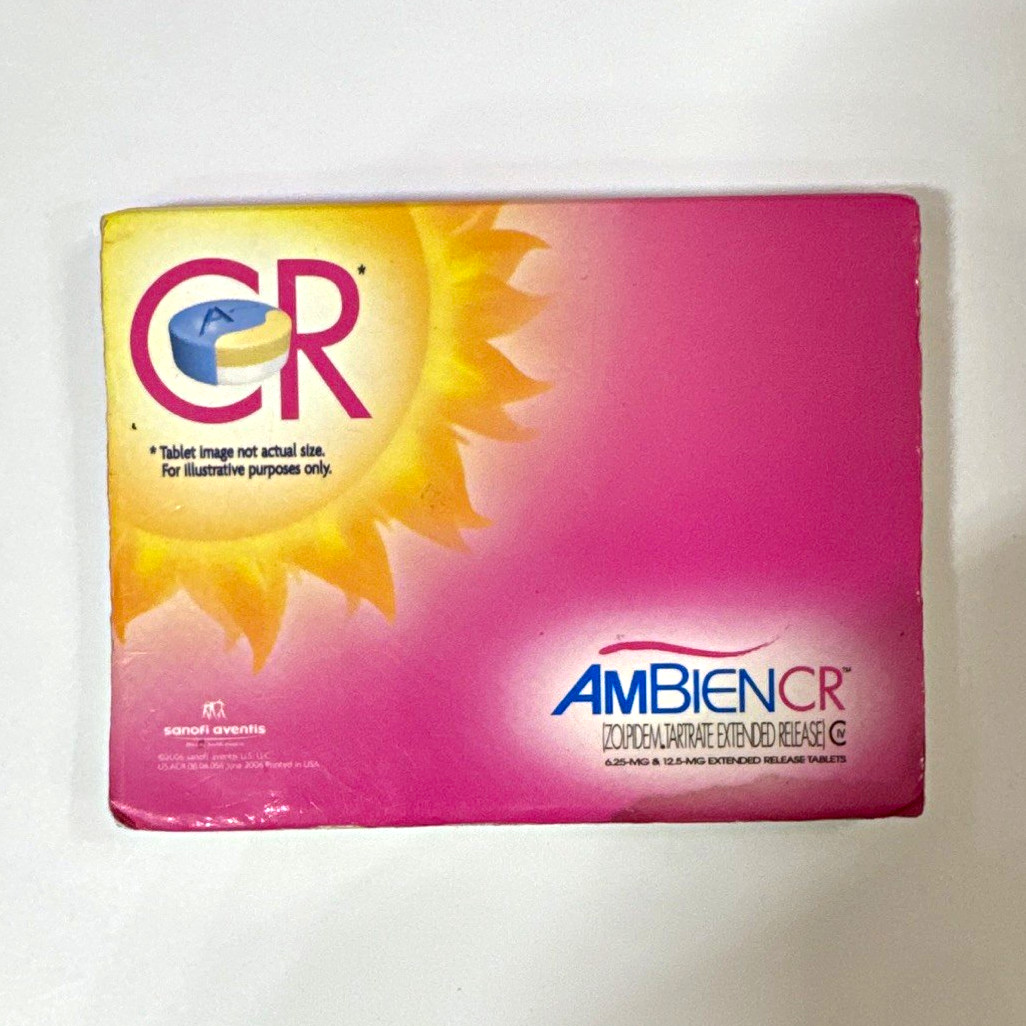 Ambien CR Removable Label Pad Sticky Notes Notepad Set, Ambien CR Model