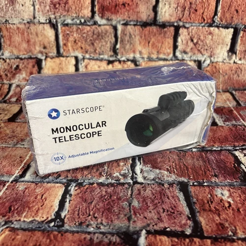 STARSCOPE Monocular Telescope 10X Adjustable Magnification **SEE DESCRIPTION**
