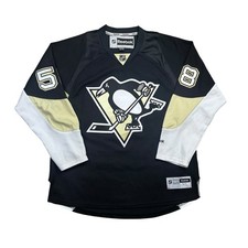 Pittsburgh Penguins Black NHL Hockey Kris Letang 58 Reebok Jersey Adult Size XL