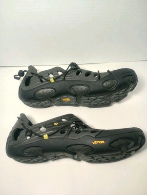 Merrell Vapor Beluga Men's 12 J33399 Vented Water Shoes/Sandals Gray Blk Vibram
