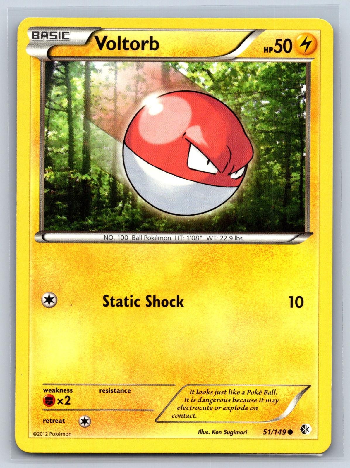 Voltorb 51/149 Common Boundaries Crossed Pokemon Near Mint