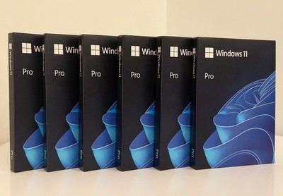 5 Microsoft Windows 11 Pro Retail Box USB Drive with Product Key English