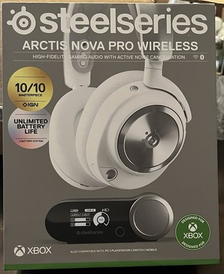 New/Open Box- SteelSeries Arctis Nova Pro Wireless Xbox Gaming Headset - White