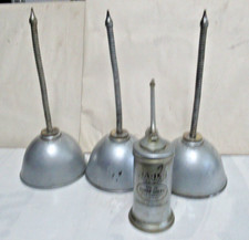4 VINTAGE EAGLE MADE IN USA OILERS - # 58 TRIGGER PUMP OILER 3 THUMB Pump OILERS
