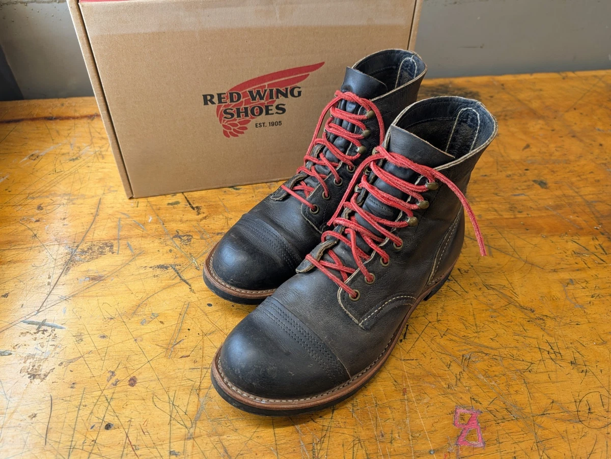 Red Wing Shoes Red Wing Iron Ranger Gray Boots for Men for Sale