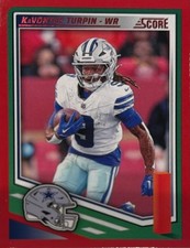 2025 Panini Score #250 KaVontae Turpin Red Zone
