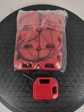 Set Of 7 Christmas Gas Money Can Tree Decoration - Festive Party Ornament Sz LRG