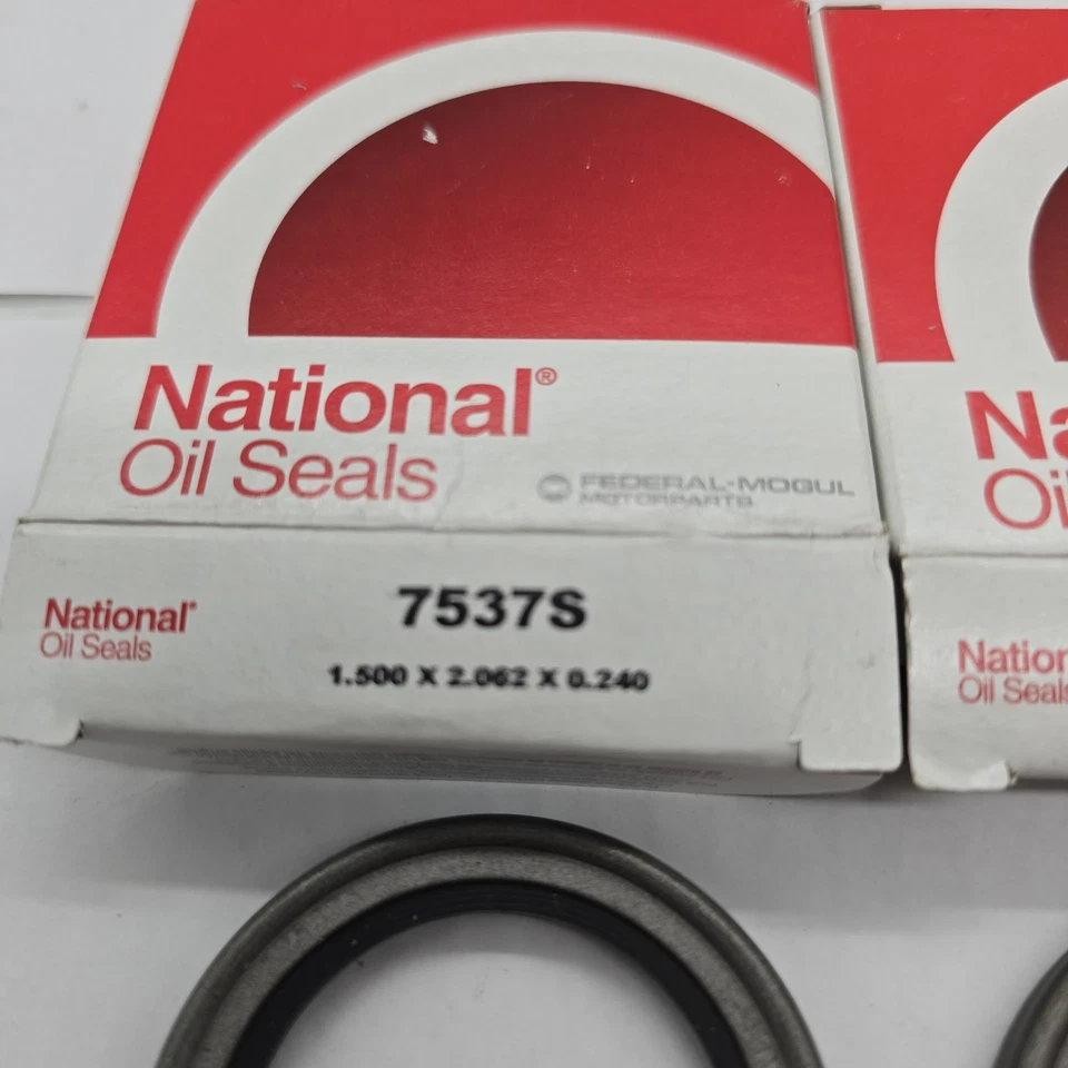 Par (2) de sellos de rueda National 7537S Foto 3 de 3