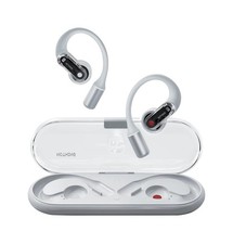 Ear open Open-Ear Headphones, Earbuds with Earhooks, BT 5.3, Clear White