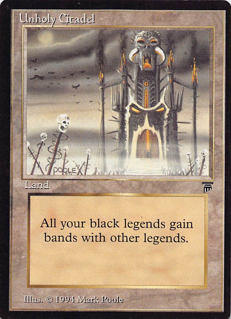 Unholy Citadel U Legends Magic the Gathering Vintage MTG