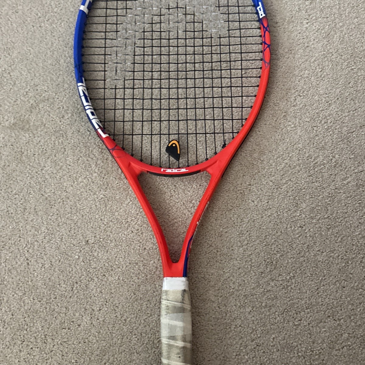 Head Radical PCT Tennis Racquet 4 3/8 Red And Blue Used | eBay
