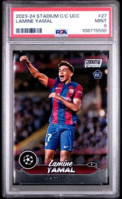 2023 TOPPS STADIUM CLUB CHROME UEFA CLUB COMPETITIONS LAMINE YAMAL