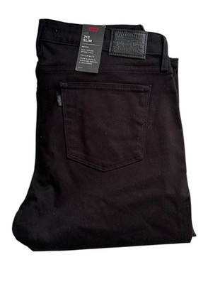 Levi´s 712 SLIM Damen Jeans schwarz Stretch Levis