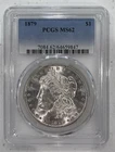 1879 MORGAN DOLLAR PCGS MS62 NICE LUSTER