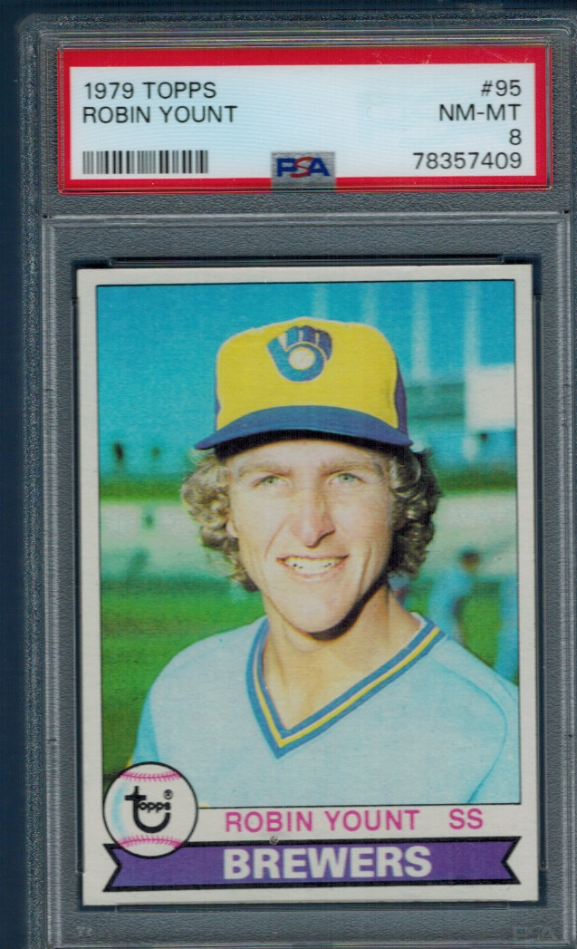 1979 Topps #95 Robin Yount PSA 8 NM-MT HOF Brewers
