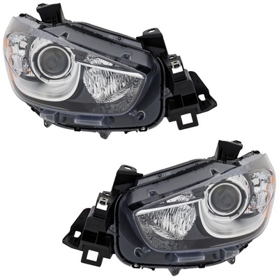 Pair Set of 2 HID Headlights Driving Head lights Headlamps  Driver & Passenger