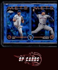 Dedniel Nunez Tyler Jay 2024 Topps Chrome Update Sapphire Dual Rookie