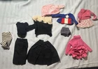 Vintage Barbie Mattel Doll Clothing Lot Sweaters Skirts Pants Hats Dresses