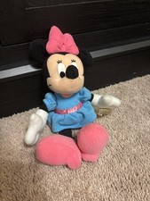 VINTAGE 1998 Minnie Mouse Plush Beanbag Mattel Mickey For Kids Disney Doll Toy