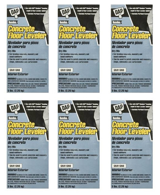 Concrete Floor Leveler 5-LB Gray - Dap   10414 BONDEX (6-PACK/BOX)