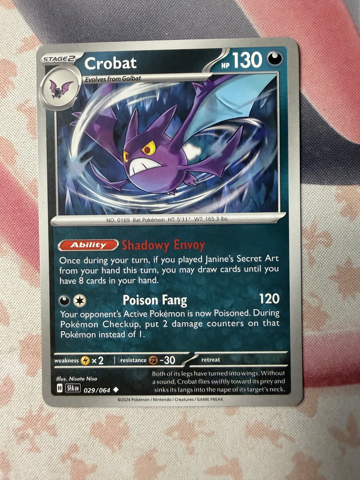 Crobat Uncommon SV: Shrouded Fable 029/064 NM English