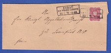 Dt. Reich 1875 PFENNIGE Mi.-Nr. 33a als EF auf Brief O SORAU gpr. J&Auml;SCHKE BPP