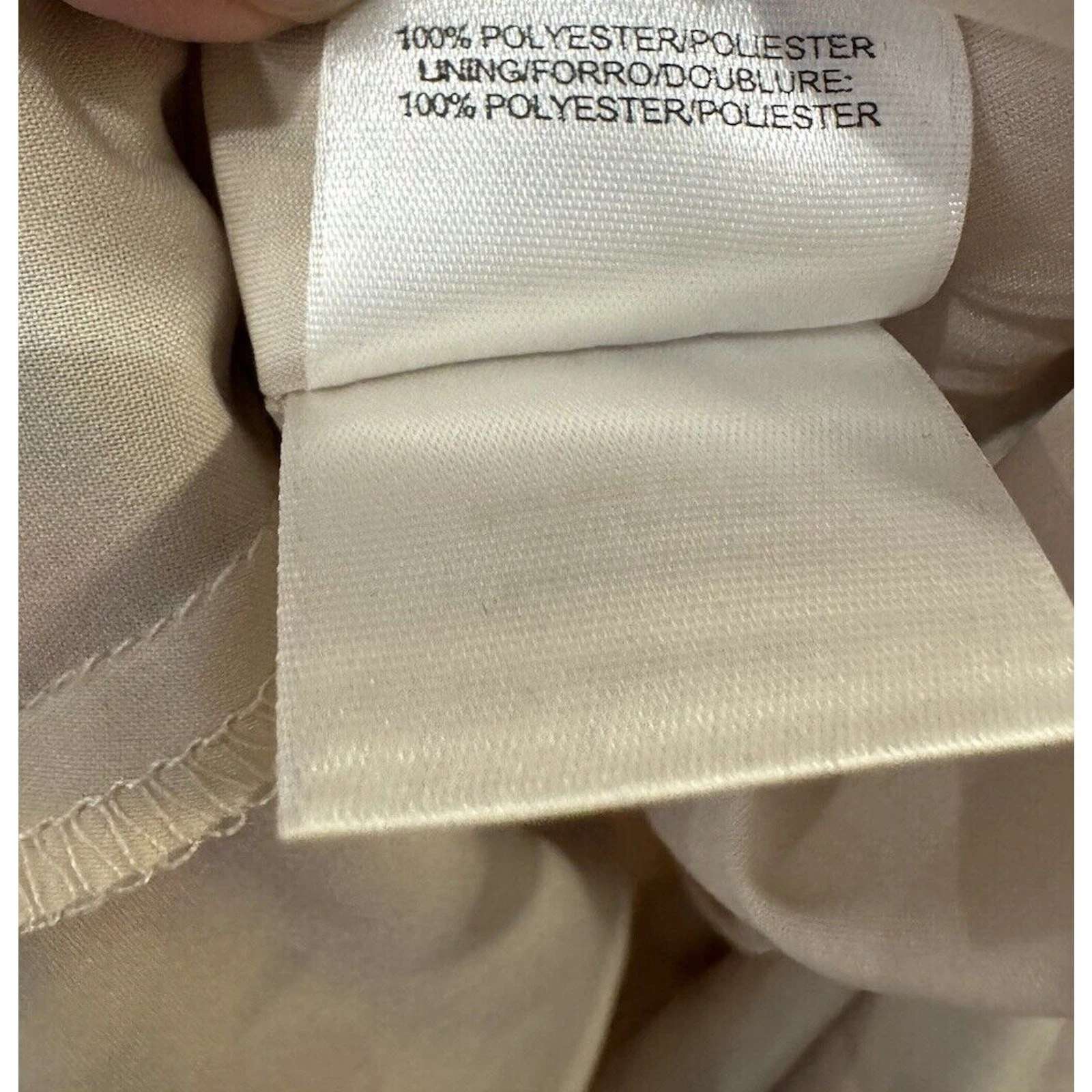 VETEMENTS Abito donna Anne Klein 8 senza maniche panna rosso blu con cintura a pois svasato foderato midi