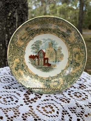 Antique Petrus Regout Abbey pattern bowl or dish