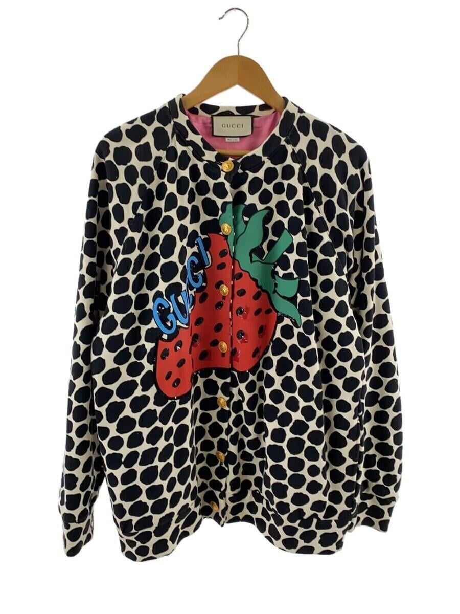 GUCCI 572808 XJA5K altra giacca S cotone bianco animale