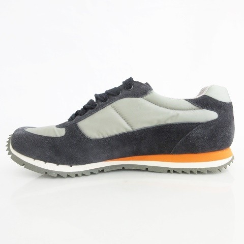 PRADA SPORT Sneakers Low Cut Nylon Leather 65 Green Gray Black Used Box thumbnail 4