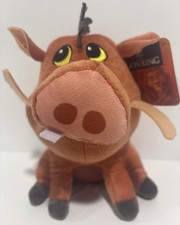 Disney Lion King PUMBAA 8" Plush Soft Stuffed Animal Toy by Just Play 2024 NWT