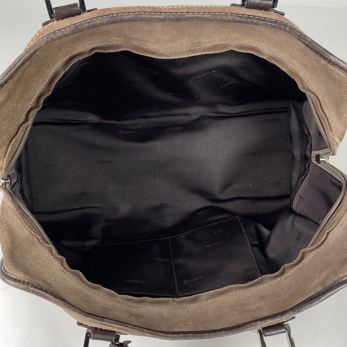 LOEWE　ロエベ　アマソナ　Size36 LOEWE Amazona 36 Anagram logo Hand Bag suede Brown Women | eBay