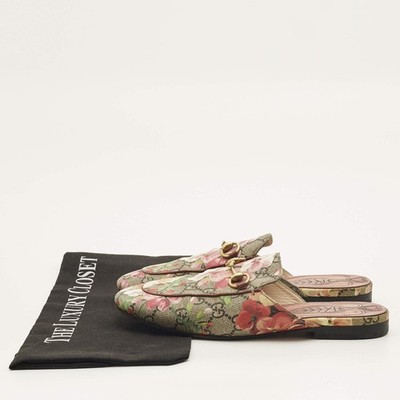 Gucci Princetown Size 36 Multicolor GG Supreme Canvas Mules | eBay