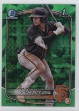2025 Bowman Sapphire Edition Chrome Prospects Green 84/99 Jhonny Level yj0